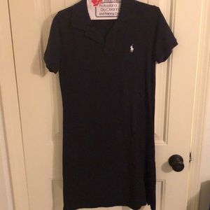 Black polo dress